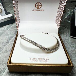 Giani Bernini Cubic Zirconia Tennis Bracelet in Sterling Silver